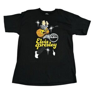 Elvis Presley Shirt Mens Large Sun Records Graphic Music Rock Tee 2022 Classic